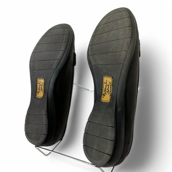 Natural Soul Naturalizer Black Loafers Size 8M Generous Preppy Office - Picture 14 of 14